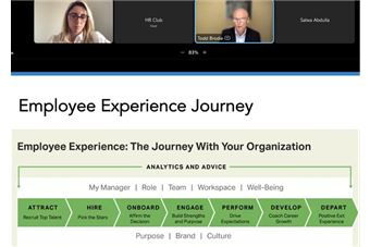  The Human Resources Club discusses ways to enrich the employee experience