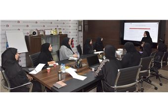  The Executive Office of Her Highness Sheikha Jawaher Bint Mohammed Al Qasimi is briefed on the Authority’s initiatives