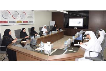  A delegation of Abu Dhabi Police reviews FAHR’s experience in succession planning