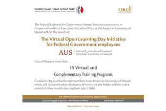  FAHR launches an Open Virtual Learning Day Initiative for Federal Government employees