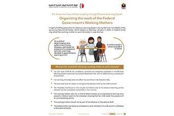 Organizing the work of the Federal Government's Working Mothers