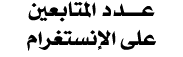 عــــدد المتابعين على الإنستغرام