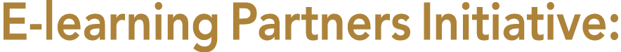 E learning Partners Initiative: 