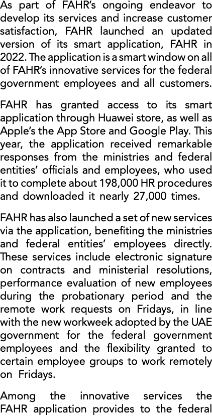 As part of FAHR’s ongoing endeavor to develop its services and increase customer satisfaction, FAHR launched an updat...
