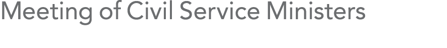 Meeting of Civil Service Ministers 