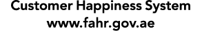 Customer Happiness System www.fahr.gov.ae
