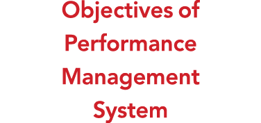 Objectives of Performance Management System