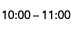10:00   11:00