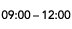 09:00   12:00