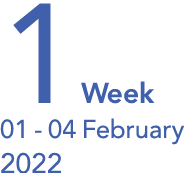 1 Week 01 - 04 February 2022